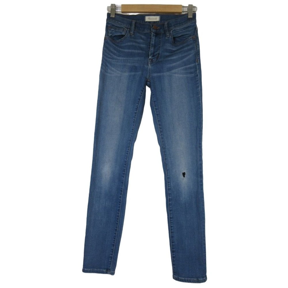 Madewell‎ distressed roadtripper high-rise skinny jeans